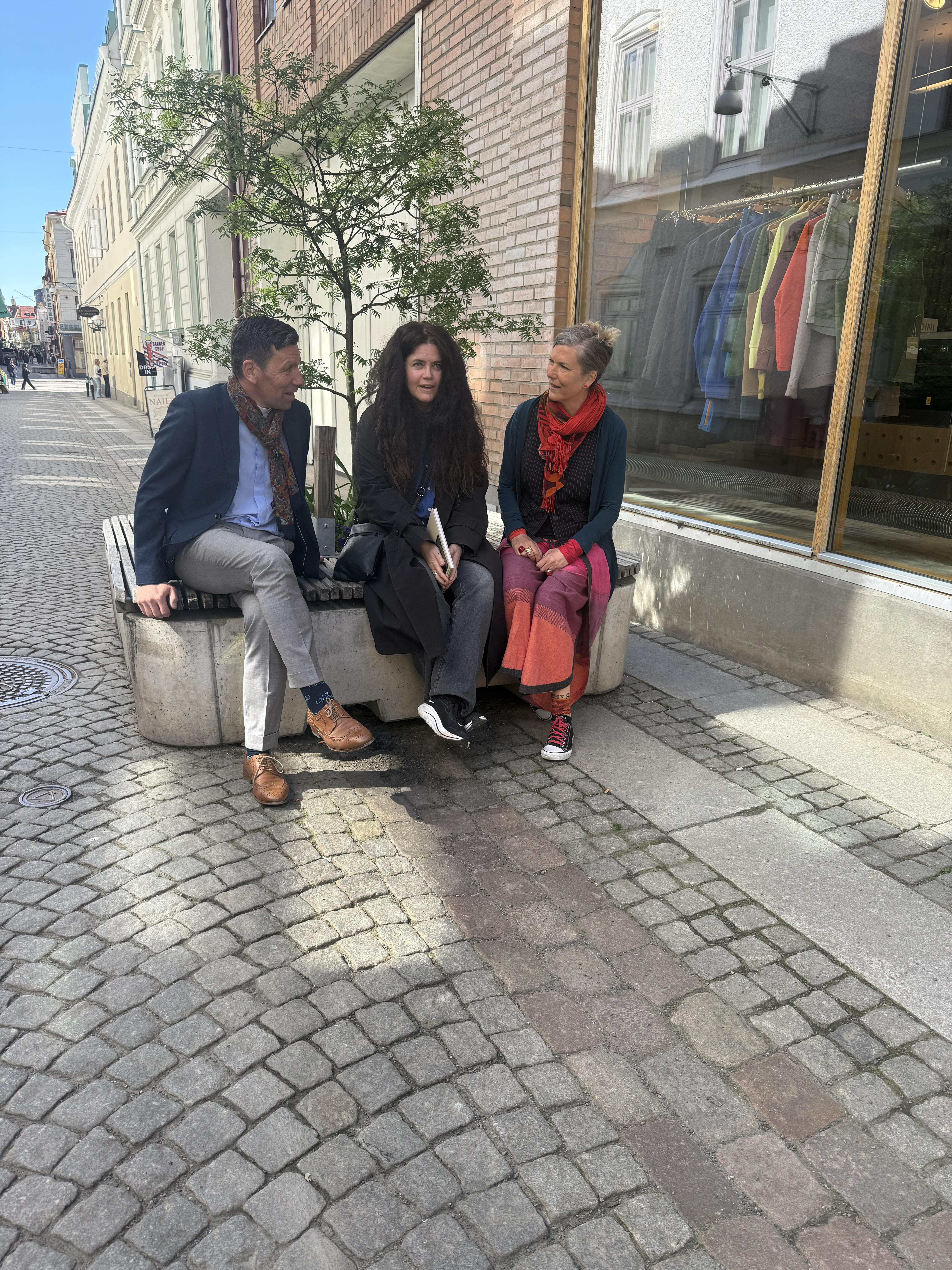 Stefan Hiller, Anja Karlsson Franck och Malin Aghed i samtal om fotboll, migration och religion.