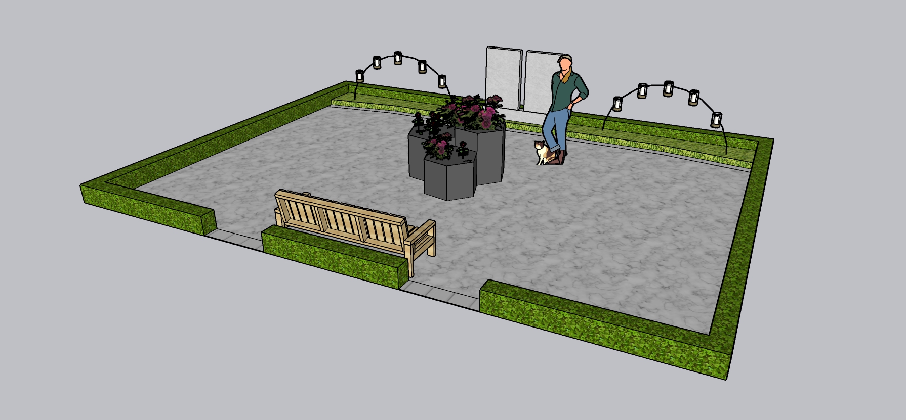 skiss på ny askgravplats