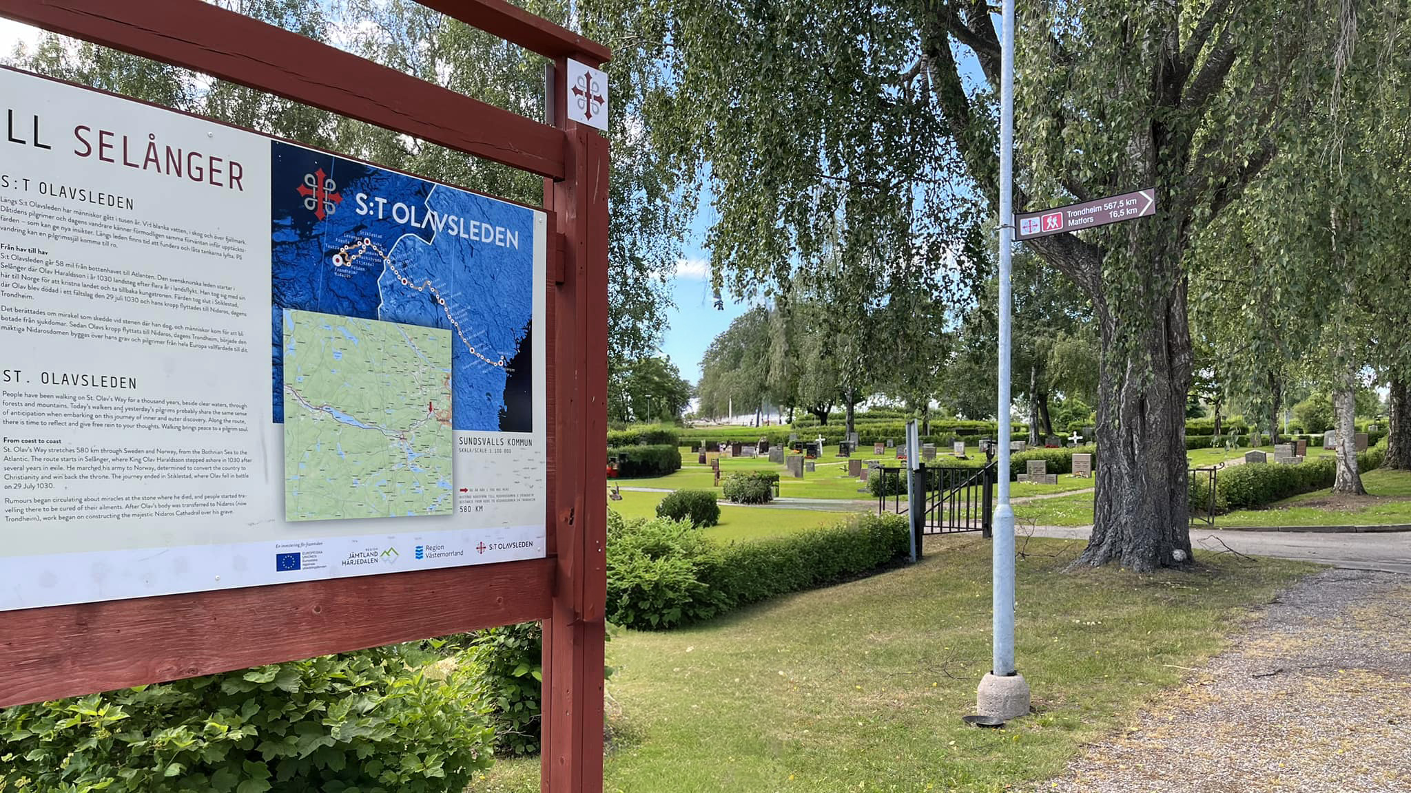 Anslagstavla, St:Olavsleden