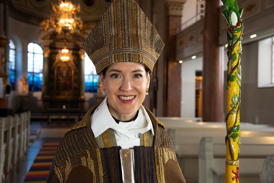 Foto på biskop Teresia i Härnösands domkyrka