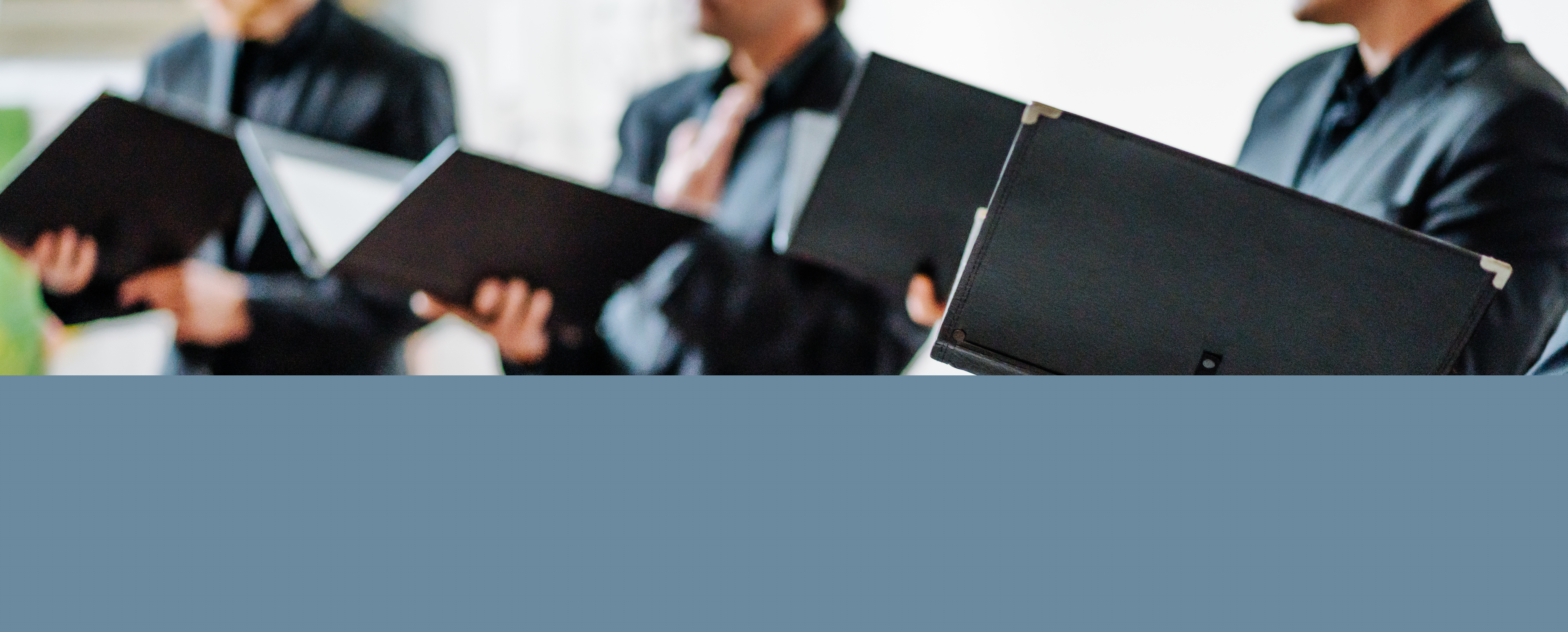 Män som sjunger i kör