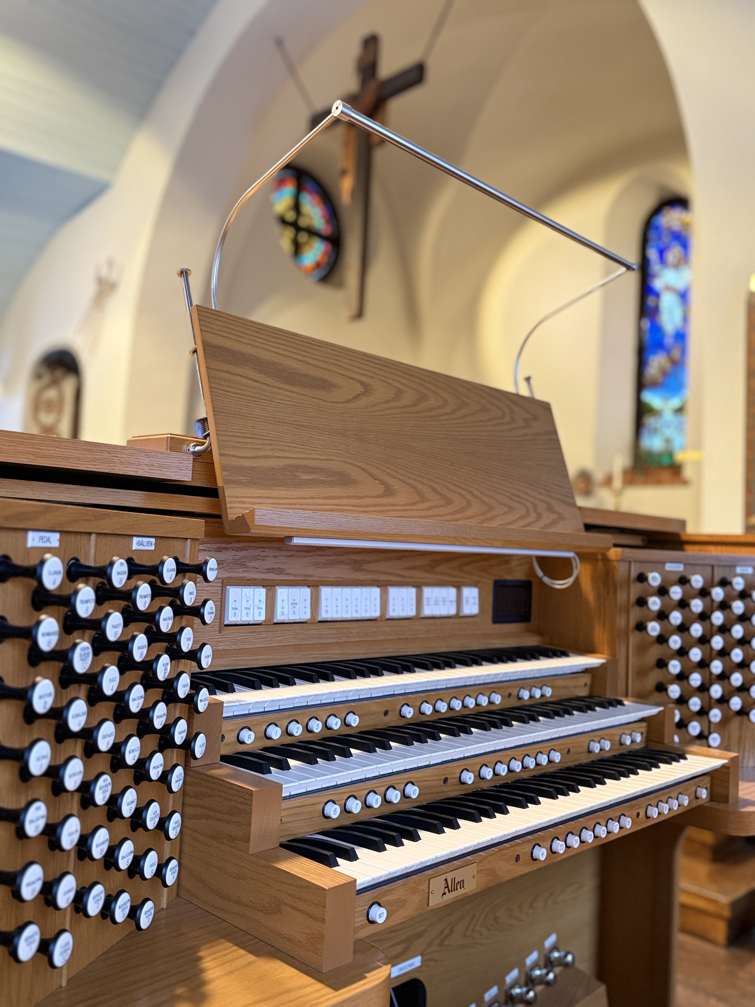 En ny orgel i Enskede kyrka