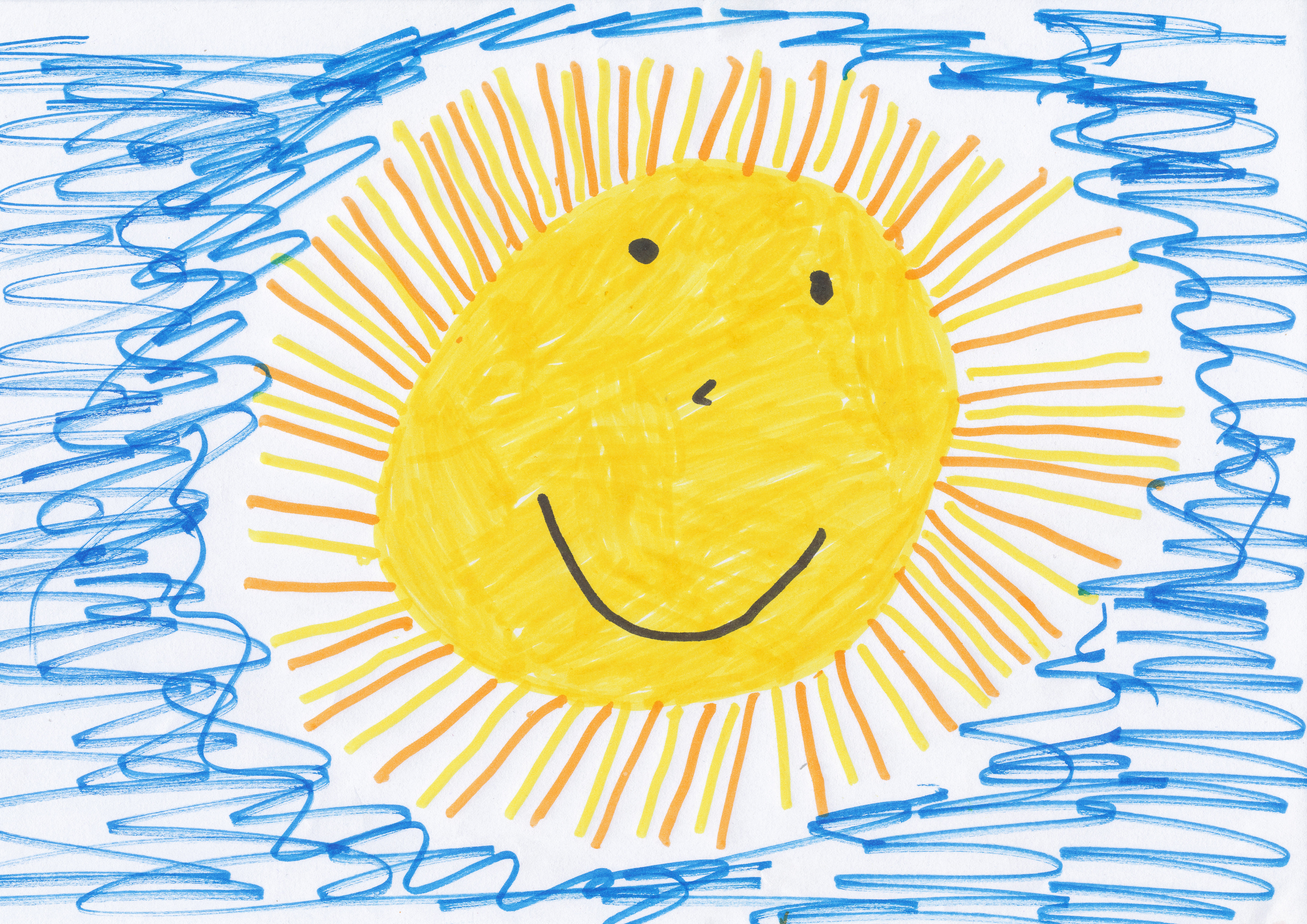 Kinderzeichnung Sonne - joduma/pixabay