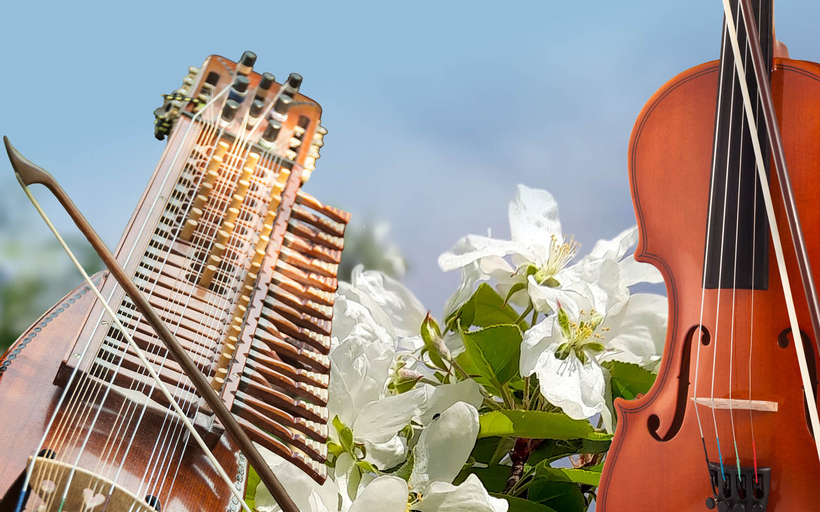 nyckelharpa och fiol