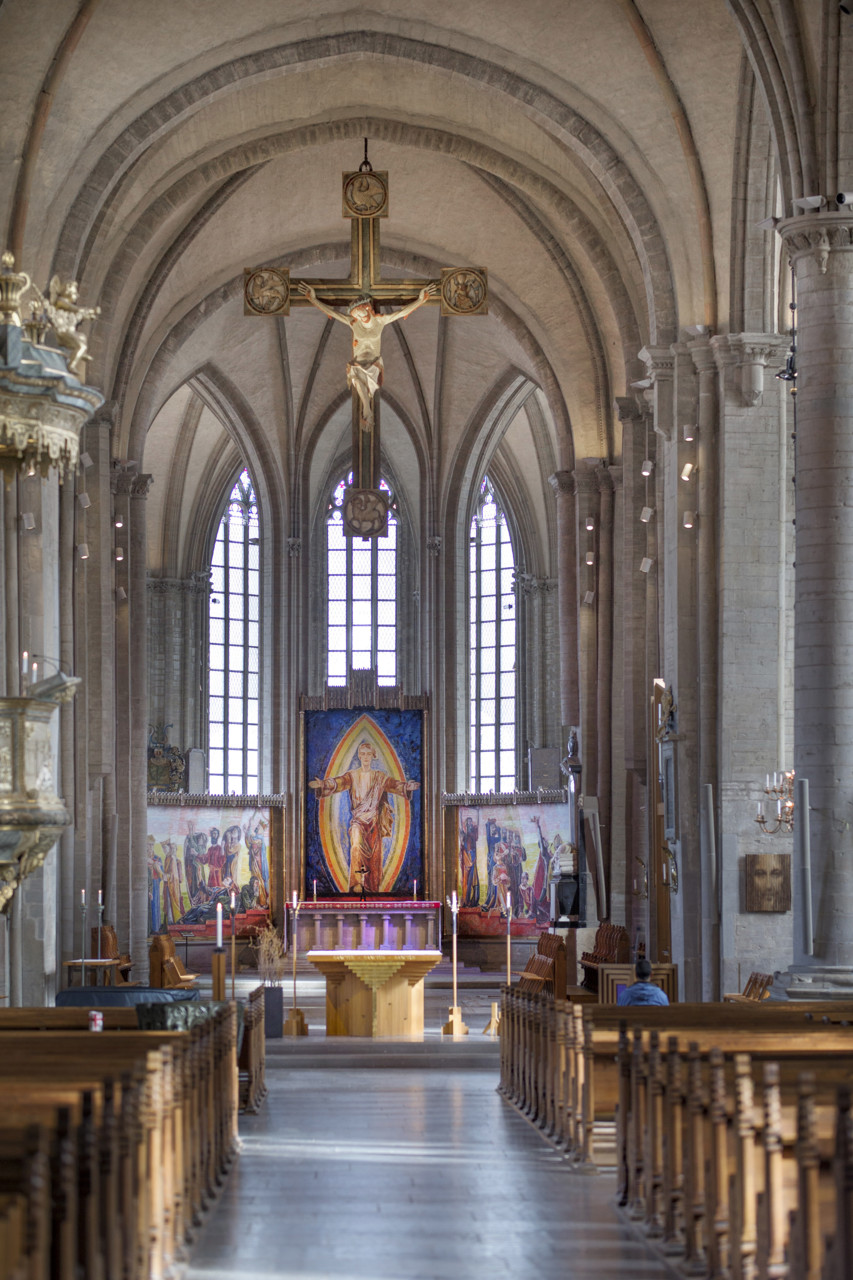 Kyrkan tar in max 1500 personer.