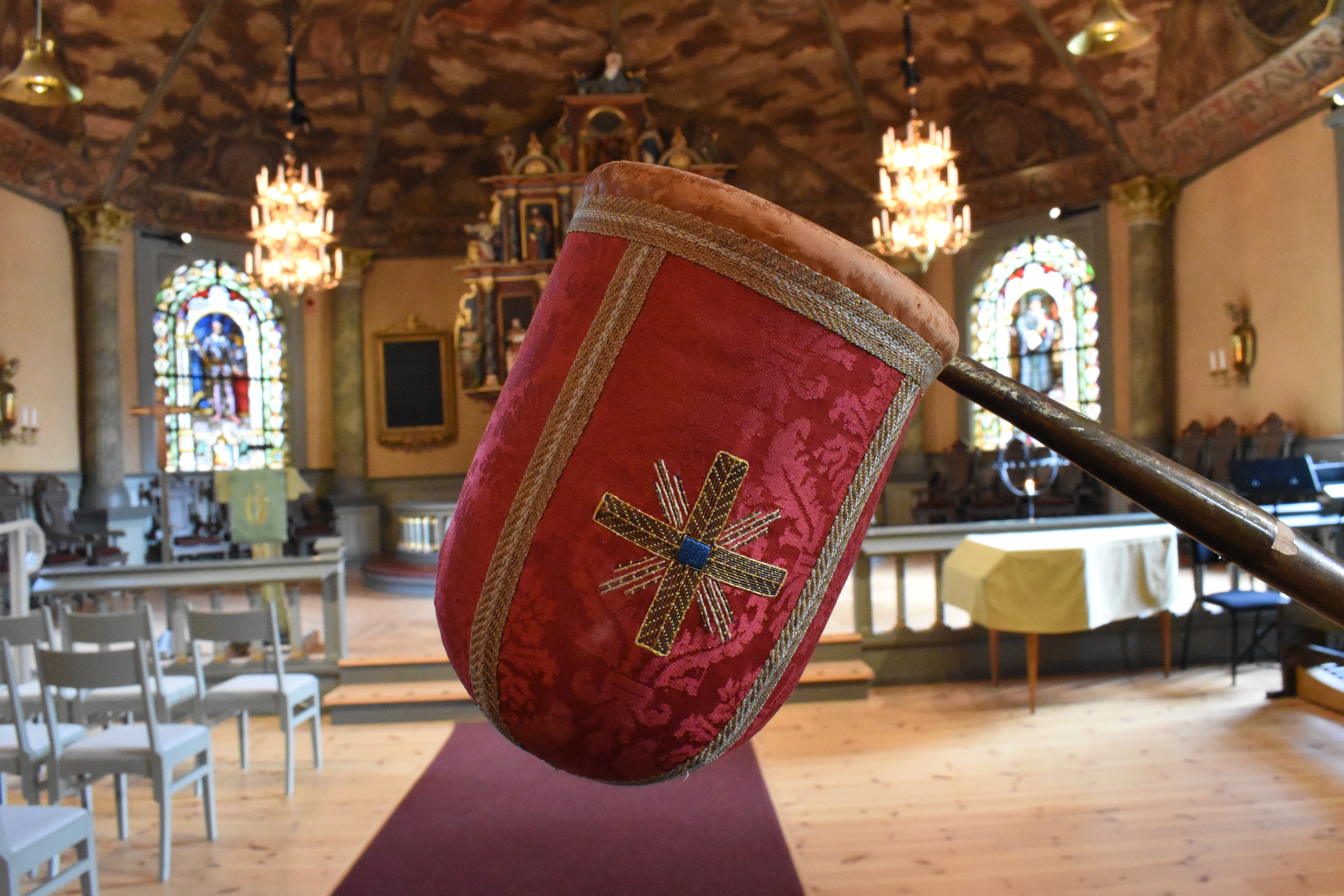 Kollekthåv i Karlskoga kyrka