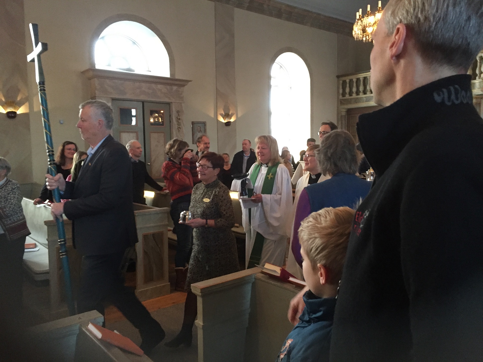 När Gabrielle Jakobsson välkomnades i Ås 160106.